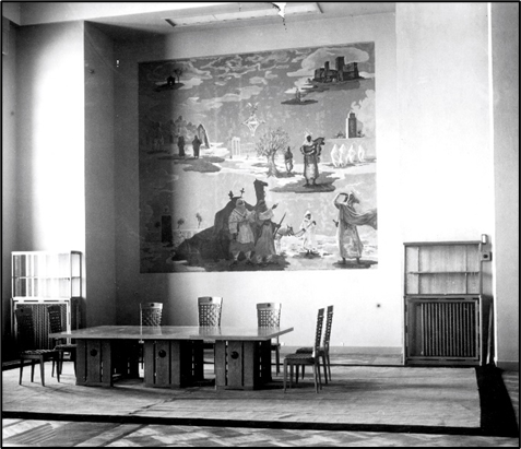 La salle d’Honneur dans les années 1950 - 1960.