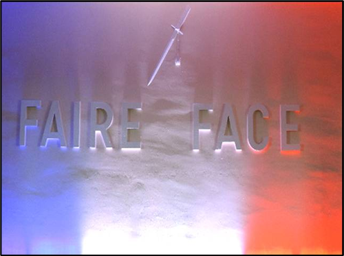 Le poignard, symbole du commandement et la devise de Guynemer.