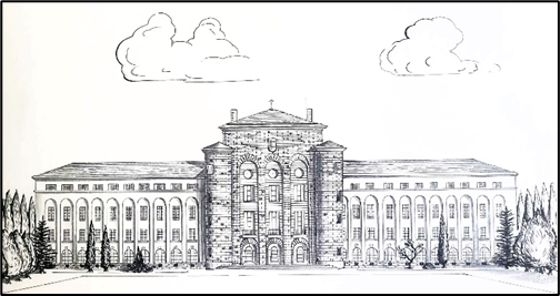 Le B.D.E. croqué par un élève de la promotion 1983.